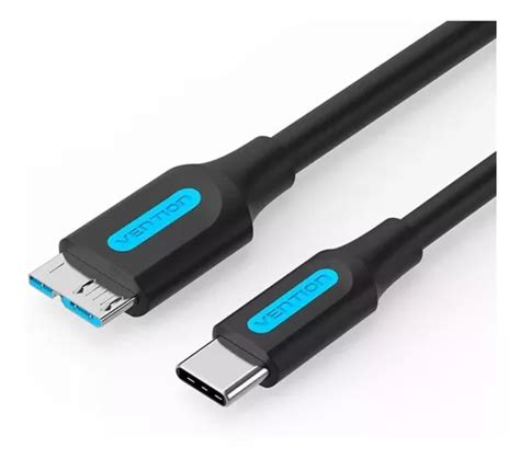 Cabo Usb C Para Micro B Hd Externo Macbook M Vention