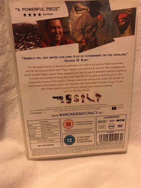 War On Democracy Dvd Film By John Pilger Ebay