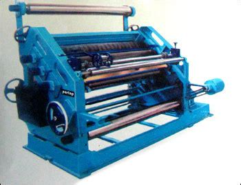 Oblique Type Single Face Paper Corrugating Machine At Best Price In