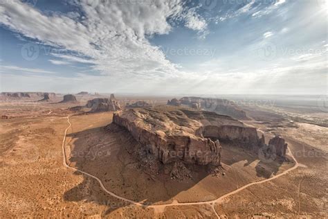 Monument Valley Aerial Sky View Stock Photo At Vecteezy