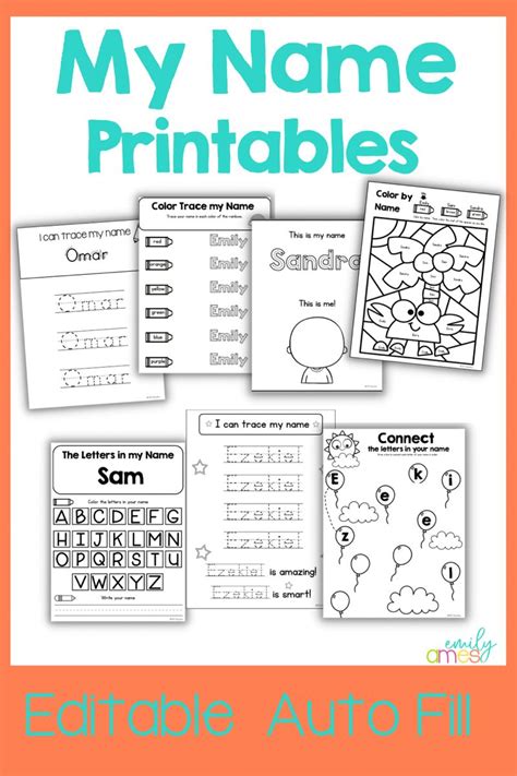 Easily create name printables for your students! Just type your ...