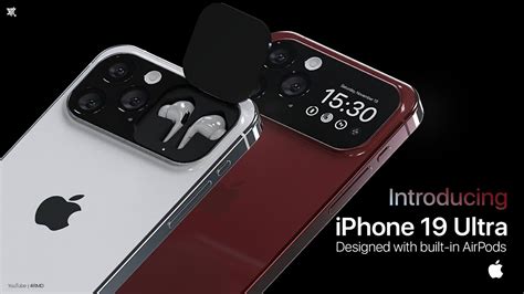 Future IPhone 19 Pro With Built In AirPods Apple Concept Trailer