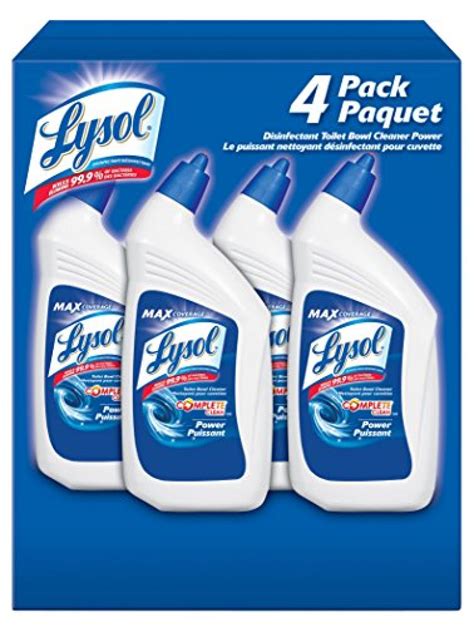 Lysol Toilet Bowl Cleaner Complete Clean 4 X 946 Ml — Deals From Savealoonie