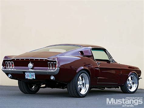 1967 clásico fastback vado caliente muscular mustang varilla