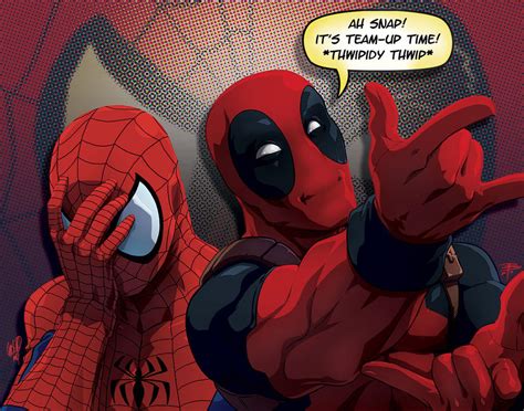 Spidey DeadPool: Ah Snap by FooRay on DeviantArt