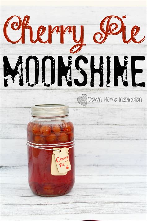 Cherry Pie Moonshine! This would be great for a Father's Day gift or a ...