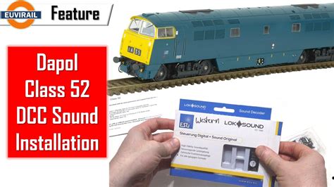 Fitting DCC Sound To The Dapol Class 52 Using A Loksound 5 Decoder And