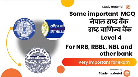 Some Important Mcq Pretest Question For Nrb Rbb Nbl And Other Part