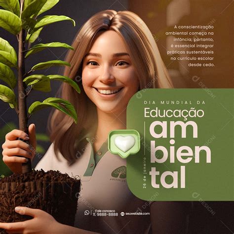 Dia Mundial da Educação Ambiental 26 de Janeiro Começa na Infância