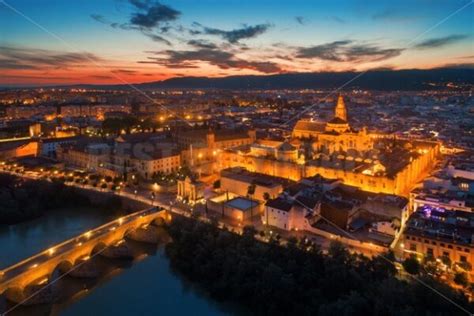 Cordoba Aerial View At Night Songquan Photography