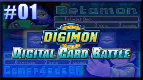 Digimon Digital Card Battle Primeira Batalha Betamon Tutorial