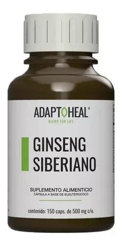 Ginseng Siberiano C Psulas De Mg Puro Super Premium Sabor N A