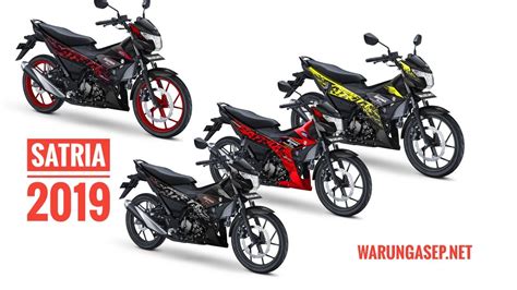 Suzuki Satria Terbaru Punya Warna Baru Yang Kuning Sangar Banget