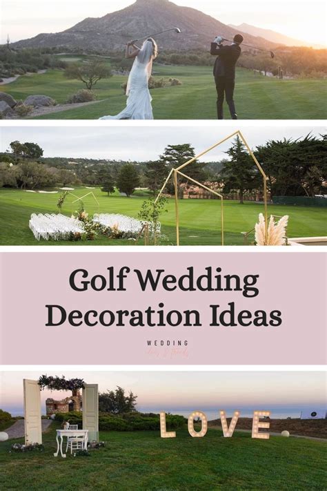 Golf Themed Wedding Decoration Ideas And Inspirations Golf Wedding