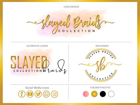 I Will Design A Hand Drawn Signature Logo With A Brand Identity Kit For