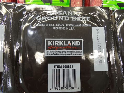 Kirkland Signature Organic Ground Beef