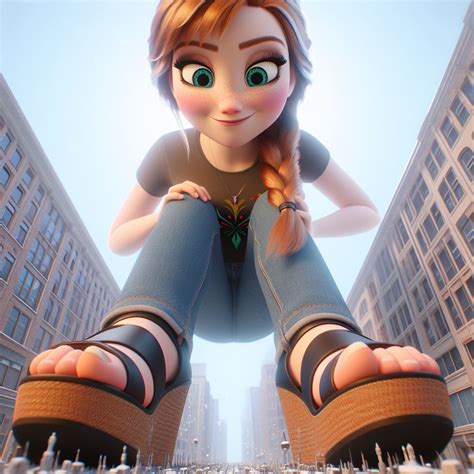 Giantess Anna Again By Sweetberryai On Deviantart