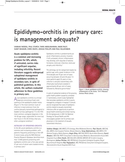 Read The Full Article Trends In Urology And Mens Health