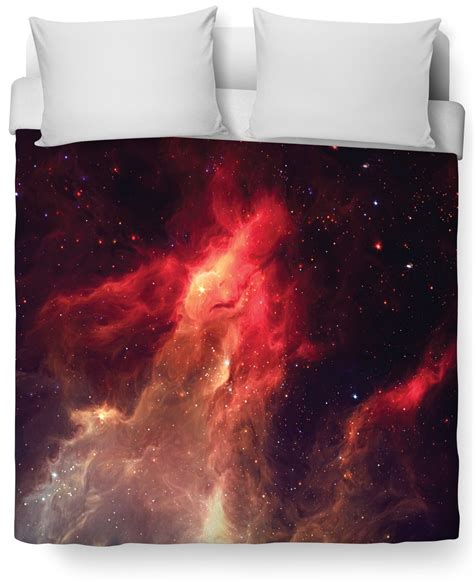 Crimson Nebula Duvet Cover TshirtSpecialist