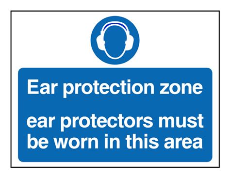 Ear Protection Zone Safety Sign Signs 2 Safety