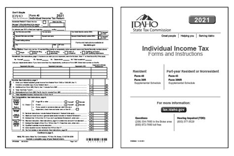 Idaho Tax Forms And Instructions For Form