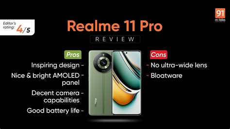 Realme 11 Pro Review - Pros and cons, Verdict | 91Mobiles