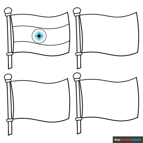 How to Draw a Flag - Really Easy Drawing Tutorial