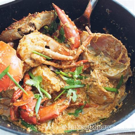 Thai Curry Mud Crab - BAKE WITH PAWS