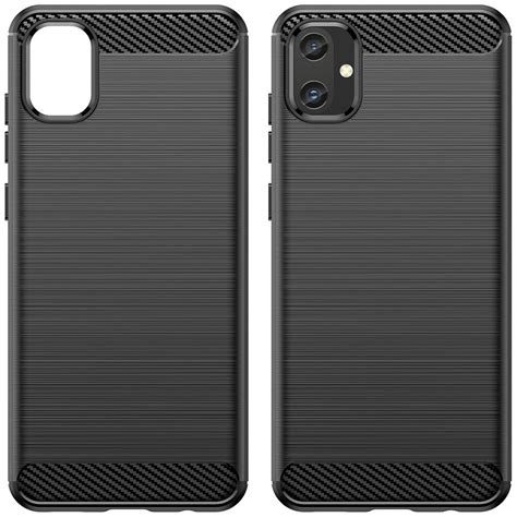 Кейс за Samsung Galaxy A05 Atlantic Carbon Silicone черен eMAG bg