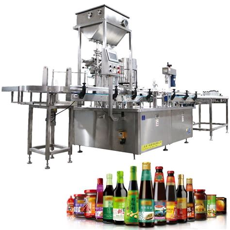 Automatic Chili Sauce Tomato Paste Filling Machine Plastic Glass Bottle