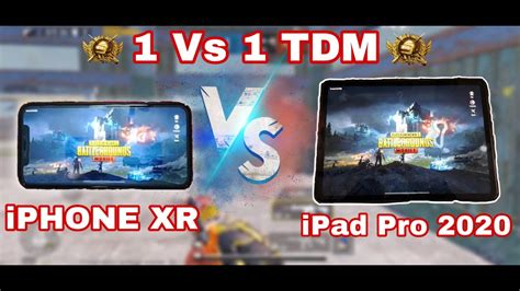 Iphone Xr Vs Ipad Pro Vs Tdm Match With Ipad View Pubg Mobile