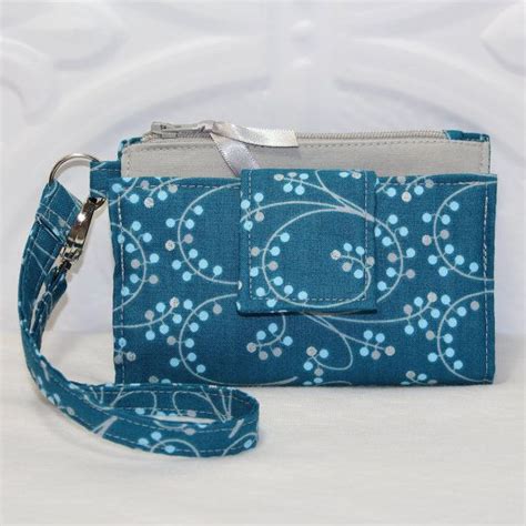 Roomy Tech Cell Phone Wristlet Case Card Pocket Holder Iphone Etsy