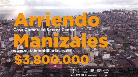 Arriendo Fantástica Casa Comercial en el Sector del Centro Manizales