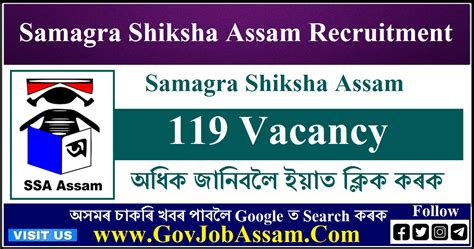 Samagra Shiksha Assam Recruitment 2024 – 87 Resource Person, EDP ...