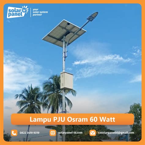 Jual Lampu Pju Tenaga Surya Osram Watt Sni