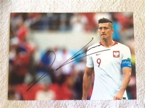 Robert Lewandowski Oryginalny Autograf Rarytas Warszawa Wola Olx Pl