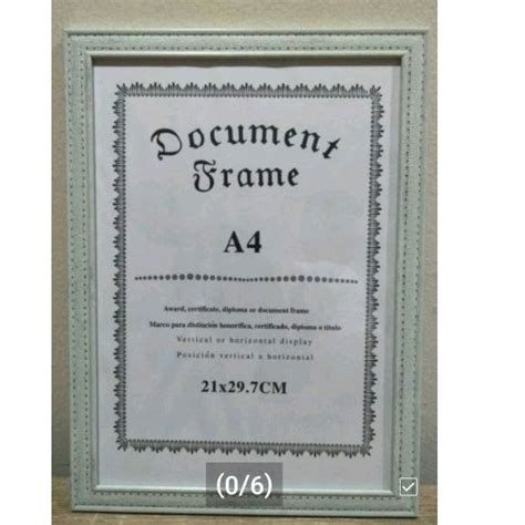 Document Frame Certificate Frame Sijil Dokumen Frame Shopee Malaysia