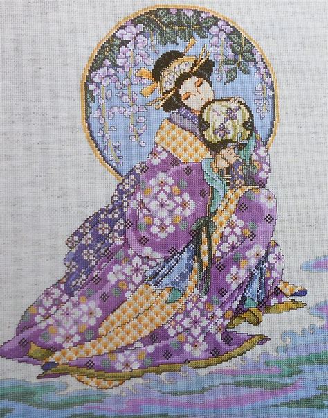 32 Best Cross Stitch Oriental Patterns Images On Pinterest Geishas