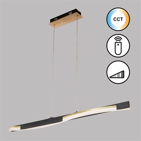 LED Pendelleuchte Farbwechsler Dimmer Höhe anpassbar 100 cm x 9 cm