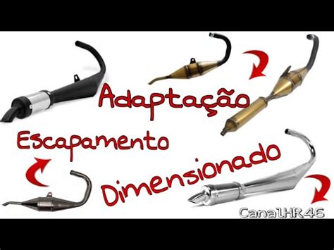 Como Adaptar Escape Dimensionado Na Motorizada Sem Gambiarra