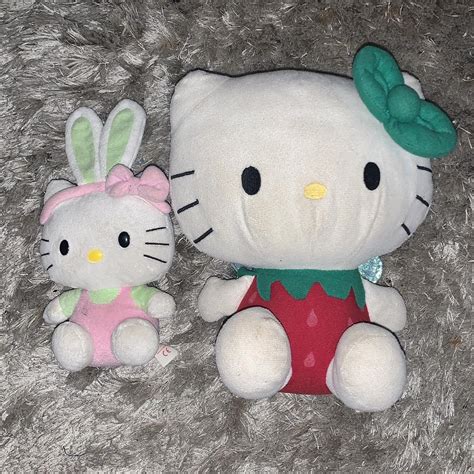 Hello kitty sanrio plushies Will wash again before... - Depop