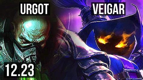 Urgot Vs Veigar Mid 1100 Games 10 3 10 Dominating Euw Diamond