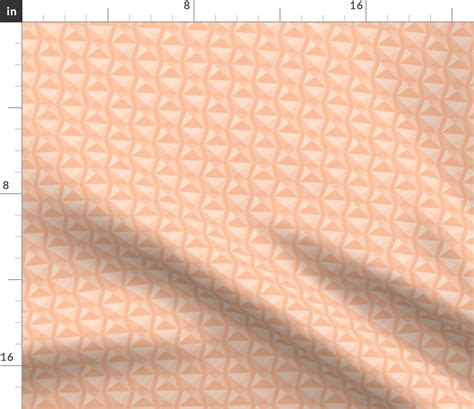 Edgy Curves Pantone Peach Fuzz Color Of Fabric Spoonflower