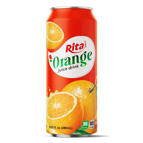 Fruit Drinks Real Best Fruit To Orange Juice Drink 490ml Cans