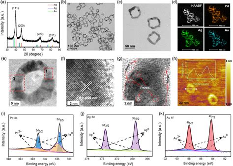 Morphological And Structural Characterization Of Pdagau Nanorings A