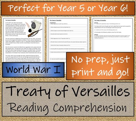 Treaty Of Versailles Worksheet Pdf Answers Inspirenetic