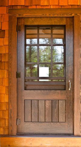 Craftsman Style Wood Screen Doors