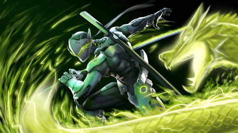 Overwatch Genji Wallpapers Top Free Overwatch Genji Backgrounds