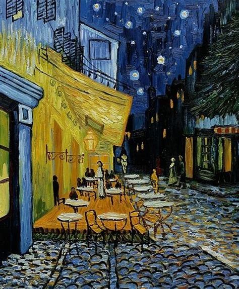 Vincent Van Gogh - Cafe Terrace At Night, Painting by Vincent Van Gogh ...