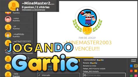 JOGANDO UMA PARTIDA DE GARTIC YouTube